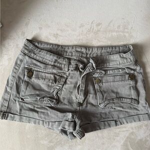 SHEIN Gray Jean Shorts for Women